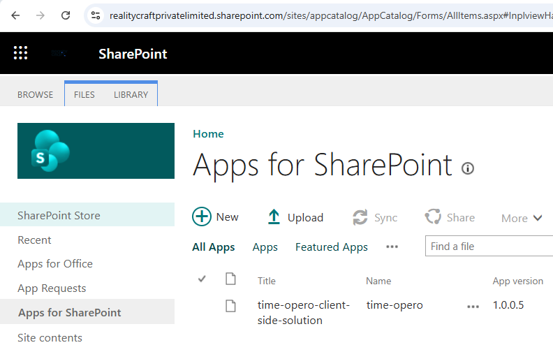 App Catalog Screenshot